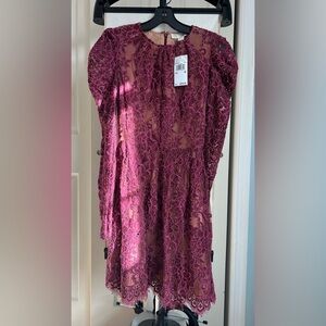 Michael Kors Plum Lace Dress